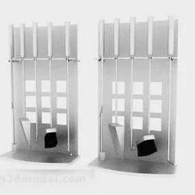 Fireplace Cleaning Tool Furniture 3d model