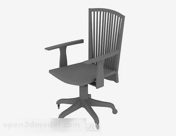 Gray Office Chair Design 3d model Gray Office Chair Design 3d model