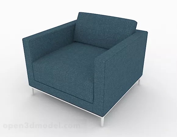 Green Minimalist Single Sofa Design V1 3d model Green Minimalist Single Sofa Design V1 3d model
