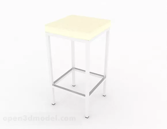 Yellow Minimalist Lounge Chair Design 3d model Yellow Minimalist Lounge Chair Design 3d model