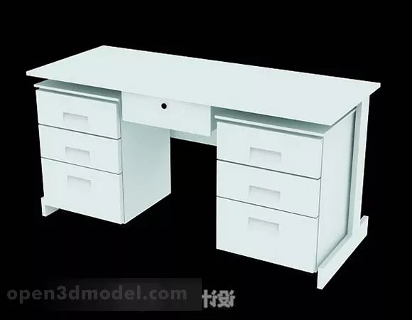 Simple Desk Design V1 3d model Simple Desk Design V1 3d model