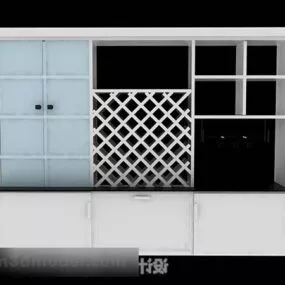 Home Simple Cabinet System 3d model