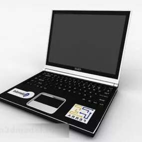 Black Laptop Design 3d model