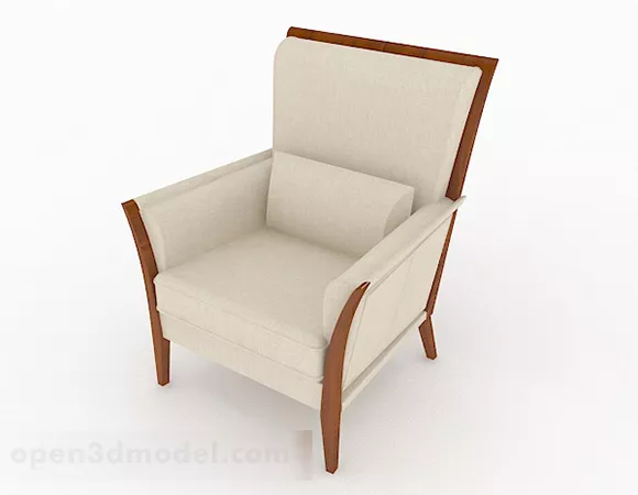 Hotel Elegant Single Armchair 3d model Hotel Elegant Single Armchair 3d model