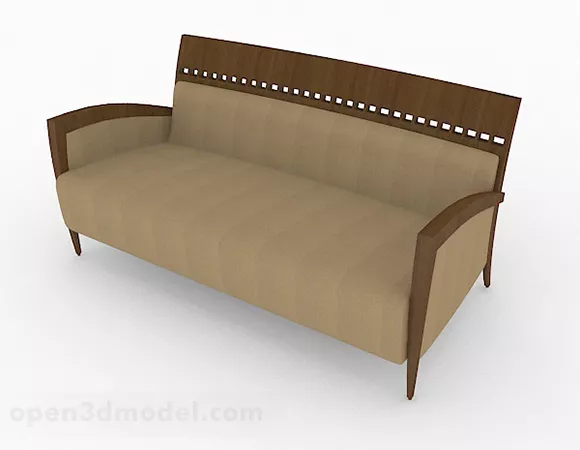 Reclining Sofa Loveseat 3d model