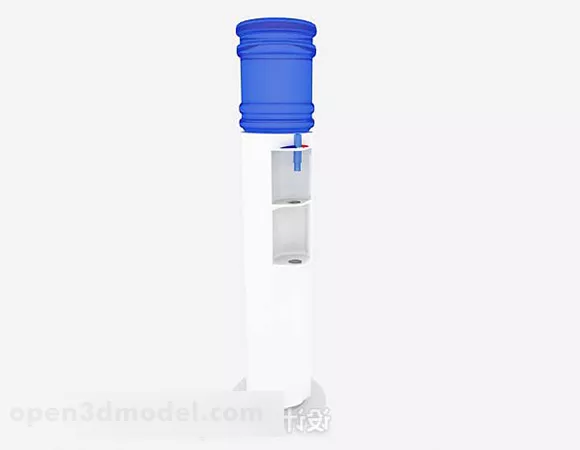 Office Water Dispenser Tower 3d model Office Water Dispenser Tower 3d model