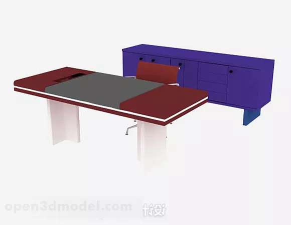Home Sofa Desk 3d model Home Sofa Desk 3d model