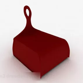 Creative Red Single Sofa Chair 3d model