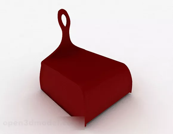 Creative Red Single Sofa Chair 3d model Creative Red Single Sofa Chair 3d model