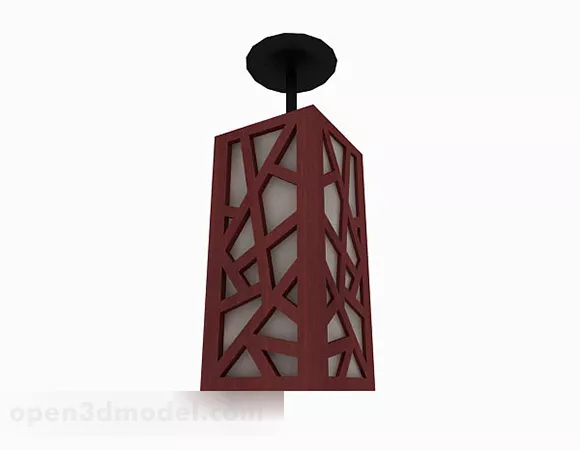 Chinese Style Wooden Chandeliers V1 3d model Chinese Style Wooden Chandeliers V1 3d model