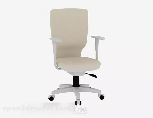 Yellow Office Chair V1 3d model Yellow Office Chair V1 3d model