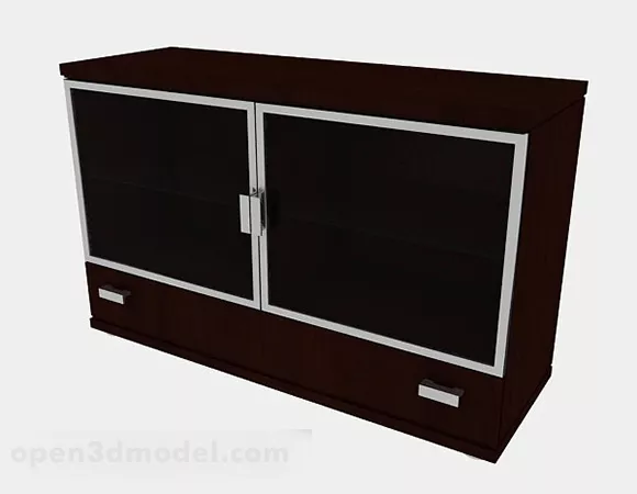 Locker Bookcase Combined 3d model