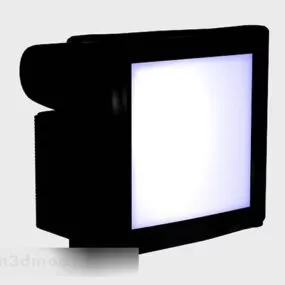 Black Crt Television 3d model