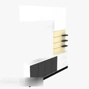 Home Design With Tv Cabinet 3d model