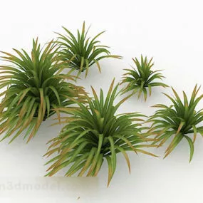Realistic Weeds Garden 3d model