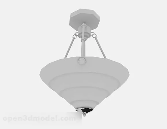 Ceiling Lamp Cone Shape 3d model Ceiling Lamp Cone Shape 3d model