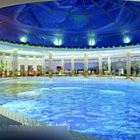 Villa Indoor Round Pool 3d model