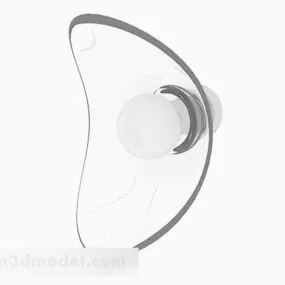 Simple Glass Wall Lamp 3d model