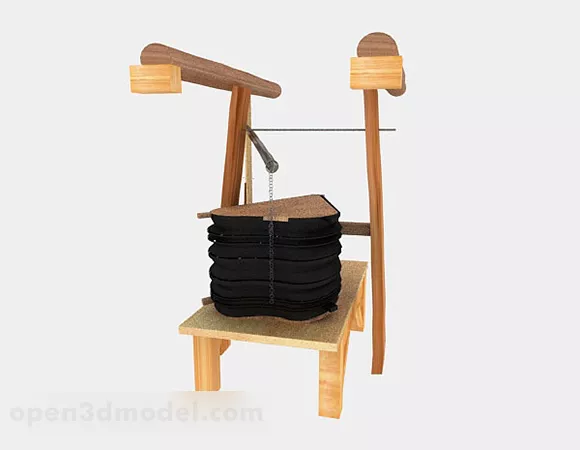 Fireplace Accessories Set 3d model