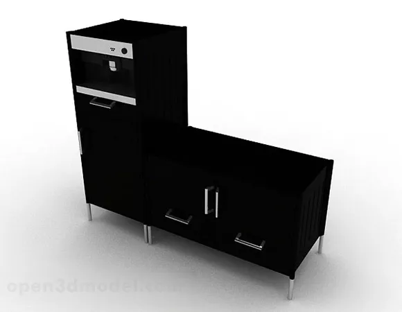 Cabinet Kitchen System 3d model Cabinet Kitchen System 3d model