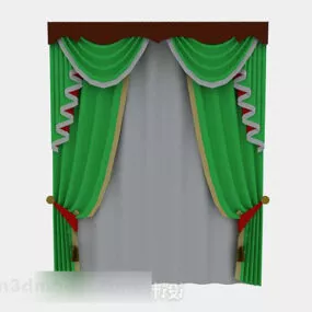 Green Curtain 3d model