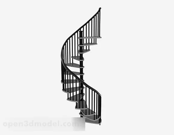 Glass Staircase 3d model