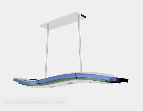 Home Chandelier Modern Decor 3d model Home Chandelier Modern Decor 3d model