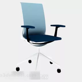 Furniture Blue Office Chair 3d model