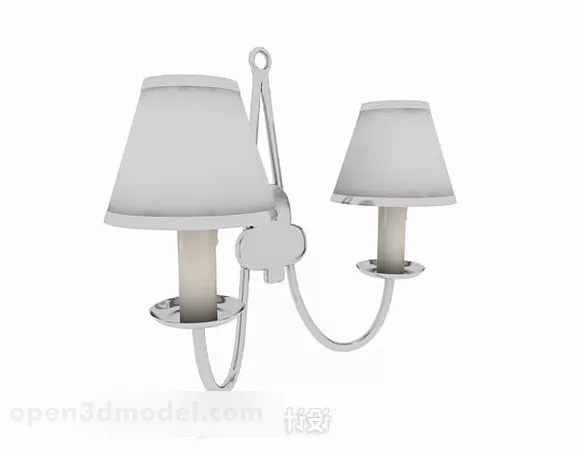 Furniture Gray Minimalist Wall Lamp 3d model Furniture Gray Minimalist Wall Lamp 3d model