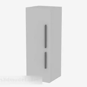 Electric Gray Freezer 3d model