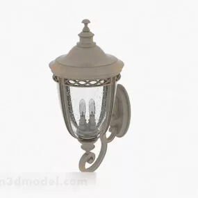 European Furniture Style Wall Lamp 3d model