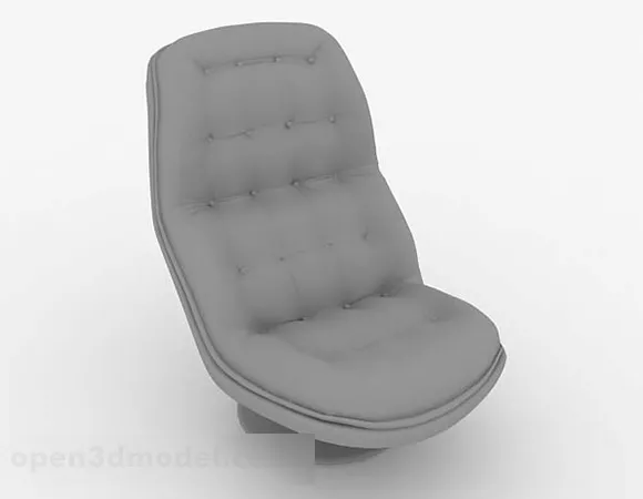 Gray Single Sofa Home Furniture 3d model Gray Single Sofa Home Furniture 3d model