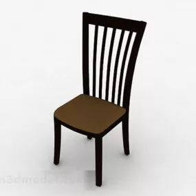Furniture Wooden Home Chair 3d model