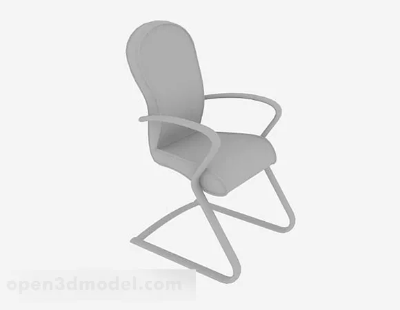 Gray Color Lounge Chair 3d model Gray Color Lounge Chair 3d model
