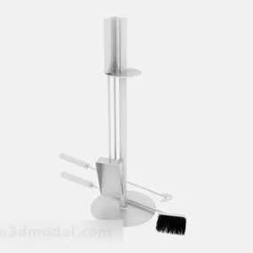 Metal Tool Fireplace Cleaning 3d model