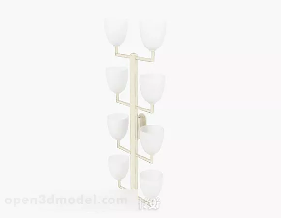 Personalized Wall Lamp 3d model Personalized Wall Lamp 3d model