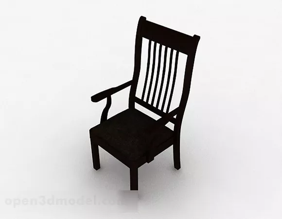 Wooden Home Chair Back Ladders 3d model Wooden Home Chair Back Ladders 3d model
