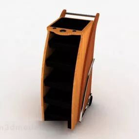 Mobile Dining Table Design 3d model