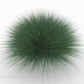 Green Grass Bush 3d model