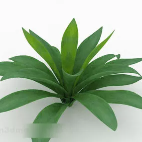 Green Grass Plant Tree 3d model