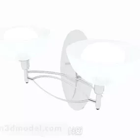 White Modern Wall Lamp 3d model