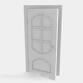 Wooden Vintage Home Door 3d model