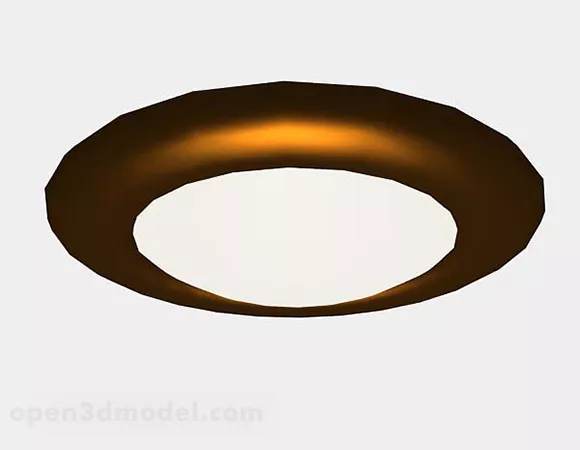 Round Ceiling Lamp Design 3d model Round Ceiling Lamp Design 3d model