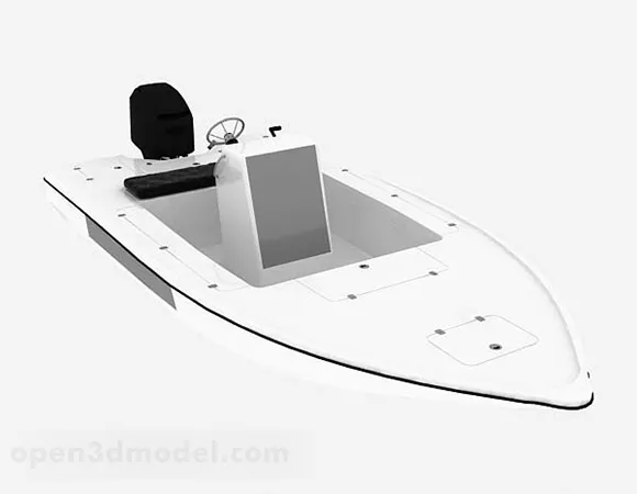 Sloop Sailboat 3d model