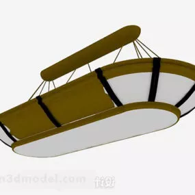 Ceiling Green Chandelier 3d model