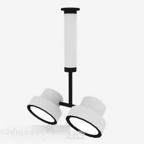 White Ceiling Spotlight 3d model