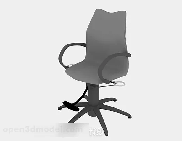 Gray Office Chair V1 3d model Gray Office Chair V1 3d model
