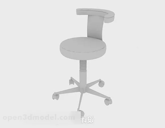 Gray Office Chair V3 3d model Gray Office Chair V3 3d model