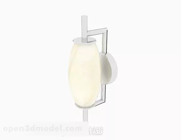Yellow Wall Lamp V1 3d model Yellow Wall Lamp V1 3d model