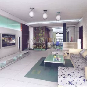 Living Room Interior V26 3d model
